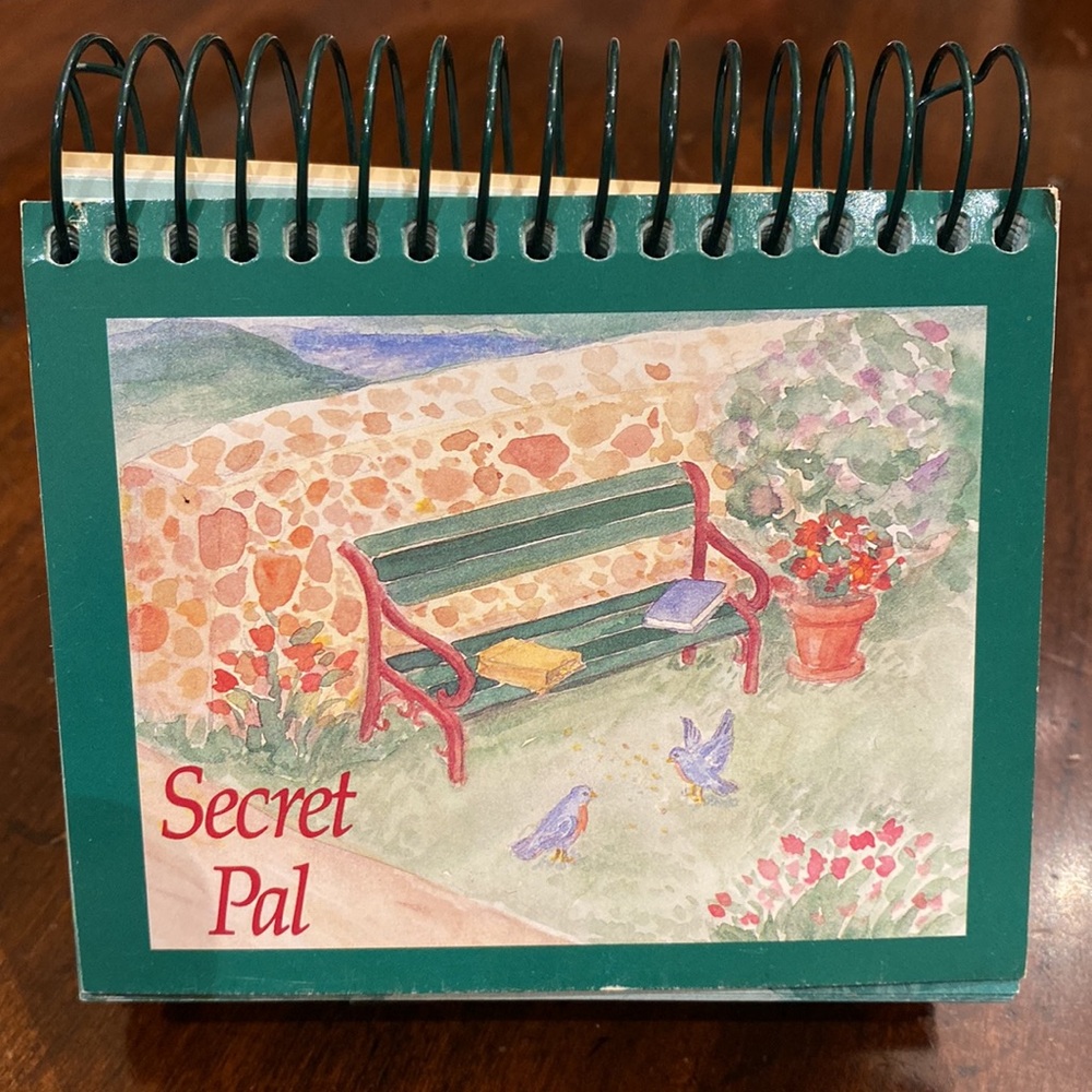 SECRET PAL Motivational Inspiration Perpetual Daily Quotes Flip Calendar w easel